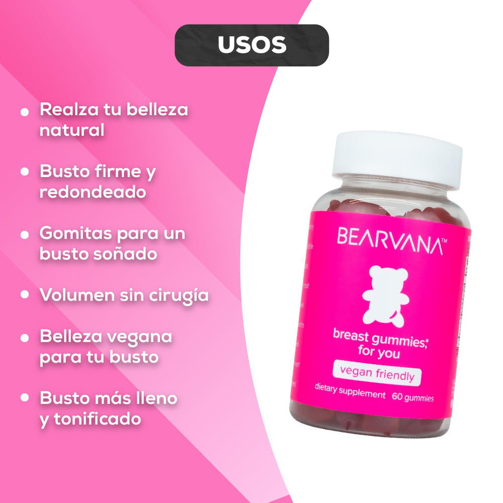 BEARVANA GUMMIES - AUMENTO DE BUSTO