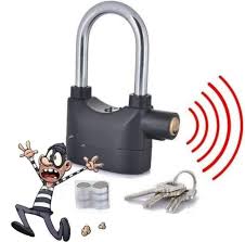 Candado de seguridad con alarma motos